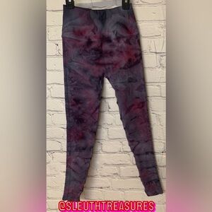 Spiritual Gangster Women’s Leggings Size XS  Purple Galaxy Tie Dye Full Length